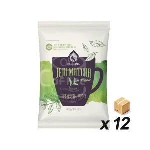 포모나 제주봄빛 말차 파우더 500g 12개 박스