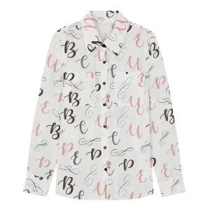 [롯데백화점]씨 영문프린팅 포켓 블라우스 (SHBAI2417)