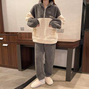 스타일아유 여성 겨울 빅사이즈 뽀글이 양털 주머니 집업 맨투맨 조거 팬츠 트레이닝 상하세트SE0237