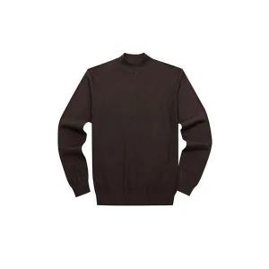 [하프클럽/BY파크랜드]브라운 소프트 베이직 하프터틀넥 니트-AA2WH752