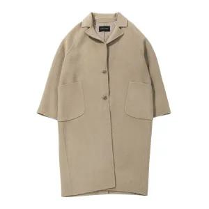 [코데즈컴바인](신세계 사우스시티) 오버핏 투버튼 싱글 핸드메이드 코트 CID-HC509WA