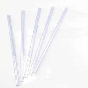 문화산업 완전투명 둥근쫄대화일10개입 레일클리어홀더 PP완전투명 쫄대화일 유리처럼투명합니다 UMP590A-7