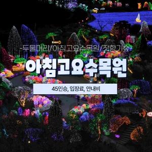 가평 아침고요수목원 오색별빛축제/잣향기푸른숲길/양평 두물머리 당일