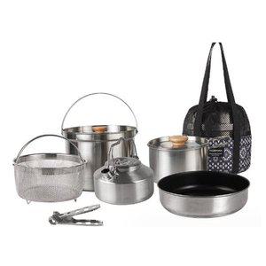 [신세계몰]패밀리 포트 세트 304스텐레스 코펠세트(B형)