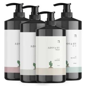 원쁠원 오푼티아 퍼퓸 샴푸 1L 3종향 대용량 약산성 비듬 정수리냄새 지성 두피 진정 사춘기 청소년