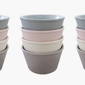 스페인 공기(4개입)/도자기 밥그릇 공기세트 고급 대접