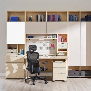 한샘 아이디S 6단 단독책상set 1400_온라인 전용 [매장가구]