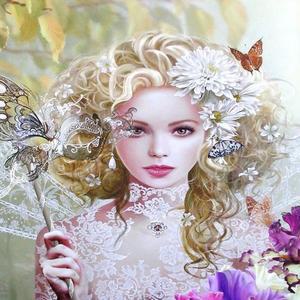 [OFM6NQSO]카니발  패브릭  보석십자수 사각 30x30