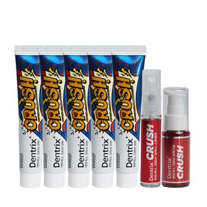 [+크러쉬 가글/스프레이 증정] 덴트릭스 크러쉬 올인원 치약 5개