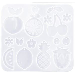 레진 공예 아트 재료 과일 귀걸이 팬던트 실리콘 몰드