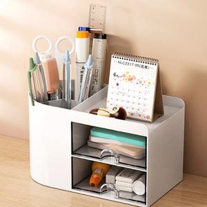 책상 펜꽂이서랍 연필꽂이서랍장 데스크오거나이저 정리 자 가위 볼펜