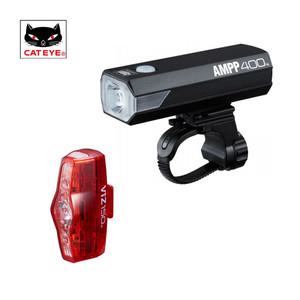 캣아이 자전거 전조등+후미등 세트 AMPP400+VIZ150