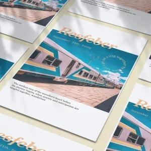 [험블스튜디오] 트레인 감성 인테리어 종이 사진포스터