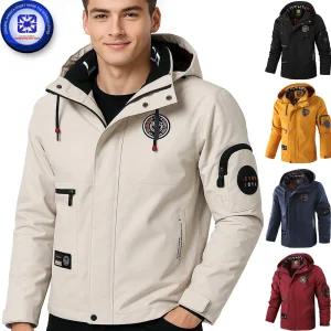 남성 봄가을 CF 1986 LDTNOR 로고 넥가드 팔 카고포켓 후드 탈부착 캐쥬얼 점퍼 바람막이 방풍 보온 5칼라 5칼라 /2