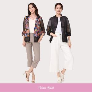 [바네사리찌] 선샤인 메시 배색 점퍼 2종