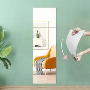 가볍고 안전한 스크래치방지 코팅 붙이는 현관 벽걸이 대형 아크릴 전신 거울