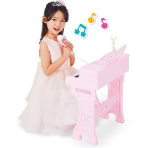 어린이 멜로디 라이트 완구 핑크 마이크 피아노 6개월아기장난감 아이선물