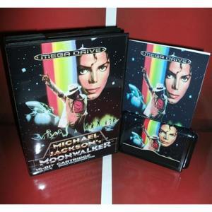 마이클 잭슨 문워커 EU한국형플러그 박스 매뉴얼 북 포함 16 비트 MD 게임 카드 세가 메가 드라이브 제네시