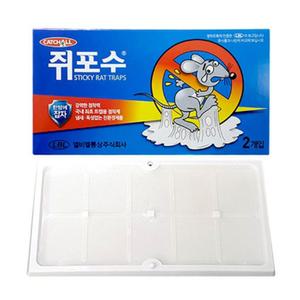 쥐포수 쥐포스 쥐？ 쥐찍찍이 쥐덧 쥐본드 쥐잡는 끈끈이 쥐잡이 쥐잡기 쥐약 덫 2트랩 1팩