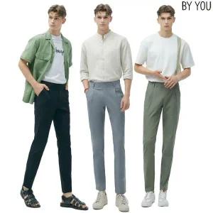 [하프클럽/]남성 쿨 인견 슬랙스 팬츠 3종택1_PTSM