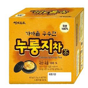 쌍계 구수한 누룽지차 (1.5gx40T)