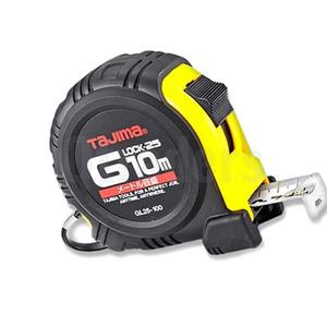타지마 10미터 줄자 고정락타입 폭25미리 록 벨트클립 0점보정이동후크