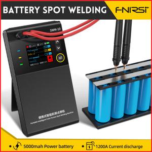 스팟용접 FNIRSI SWM10 휴대용 배터리 스폿 용접기 미니 18650 팩 용접 도구 5000mah 가능 0.25mm