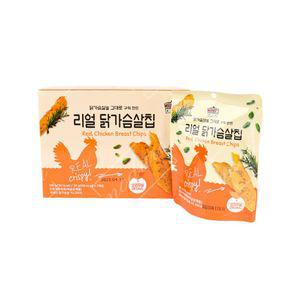 리얼 닭가슴살 30g칩 7개 간식 단백질 국산 닭가슴살칩 닭가슴살포 단백질간식
