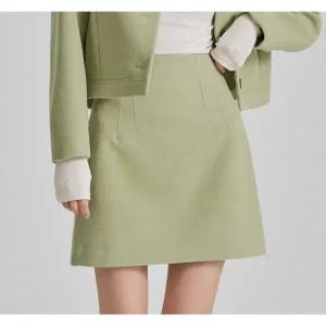 [미쏘][미쏘]하이웨이스트 미니 스커트(셋업)(MIWWHB216G)