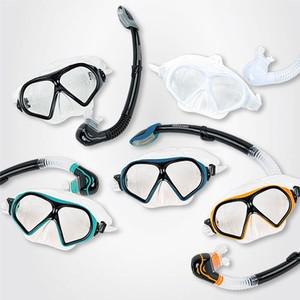 아라칸 스노쿨링 마스크 장비 스노클링 마스크 세트 성인용 2종