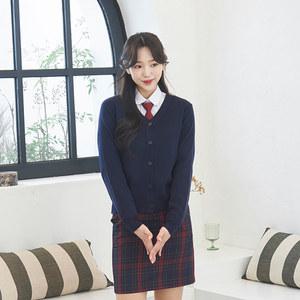 교복몰 (대여) 여자 네이비 가디건교복 학생복