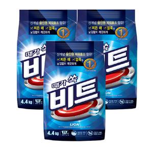 비트 세탁세제 4.4kg x3개 가루세제