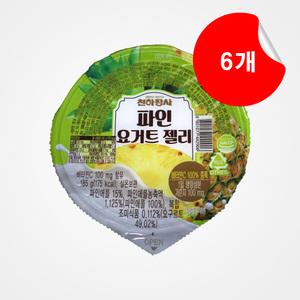 진주햄 천하장사 파인애플 요거트 젤리 185g x 6개