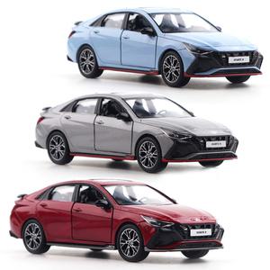 현대 아반떼 N 미니카 미니어처 자동차 장식 피규어 장난감