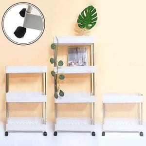 이동식 트롤리 선반 세탁실 주방 틈새수납장 바퀴달린선반 DD032 (슬림 2단)
