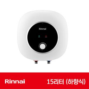 린나이 법랑 저장식 전기 온수기 15리터 하향식 벽걸이형 미니 싱크대 카페 미용실 교체 설치 REW-W15INEJ