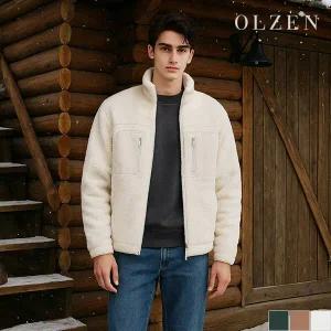 [올젠] 남녀공용 하이넥 플리스 집업 자켓 (ZMC4TC1303)