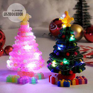 [클레이피아]크리스마스 디폼블럭 입체 트리 만들기 패키지 세트