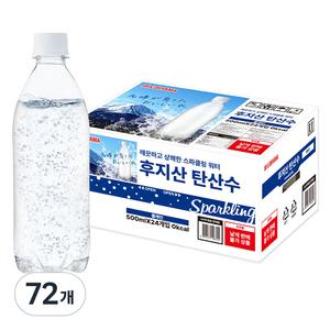 아이리스 후지산 음료 대용량 음료간식 탄산수 플레인 72개 500ML