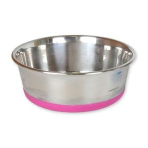 슈퍼 강아지 밥그릇 고양이 식기 물그릇 보울 핑크 (W91F5D0)