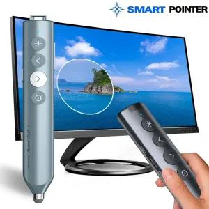 TV모니터용 하이라이트4 무선에어마우스 스마트포인터 프리젠터 레이저포인터 모니터용 이미지포인팅