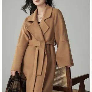 [바바라옷장]절개 베이직 울롱코트 브랜드공정 고퀄리티 핸드메이드코트 여성오버핏코트 여성겨울코트 여성