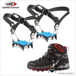 아이젠 배꼽 원터치 성진 라이프스포츠 원밴드 4발 스노우라인