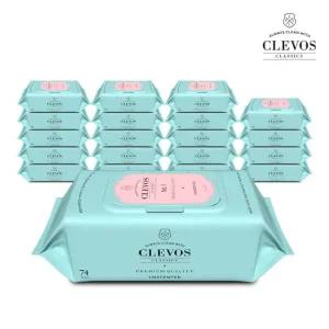 [클레보스] 넘버원 민트 물티슈 캡형 70매 20팩