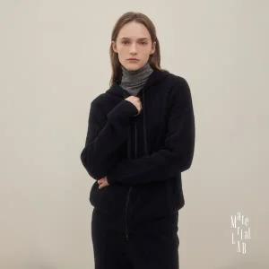 머티리얼랩 24FW 840 캐시미어 100 후드 집업