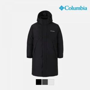 컬럼비아 남성 경량 패딩 유니 테크 옴니히트 롱 블랙 자켓 점퍼 아우터