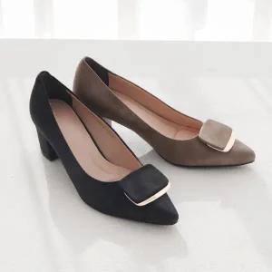 [롯데백화점]원더슈즈 [국내제작]프리즈마 컴포트 쿠션 미끄럼방지 펌프스 힐&구두 5CM K-AM4605