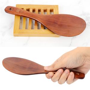 브라운우드 밥풀안붙는주걱 원목 나무밥주걱