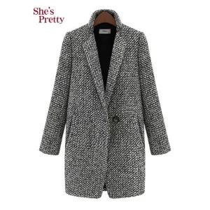 [하프클럽/]프리마헤링본자켓