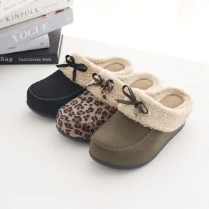 [롯데백화점]원더슈즈 퍼블랙리본 컴포트 쿠션 미끄럼방지 통굽 슬리퍼 5CM P-S764